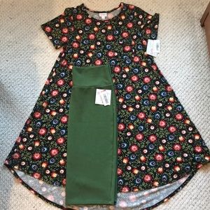 LuLaRoe Carly dress & Cassie Pencil skirt